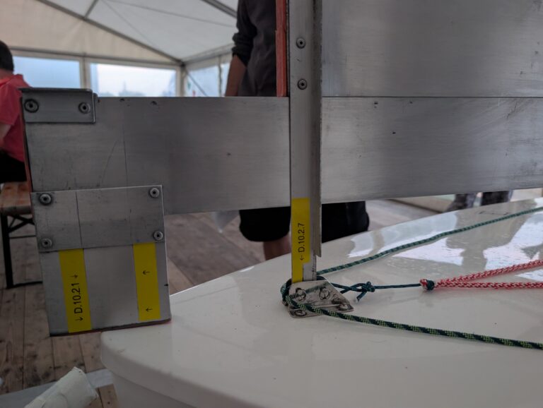 First official activity of the 64th Vaurien Worlds – Measurement